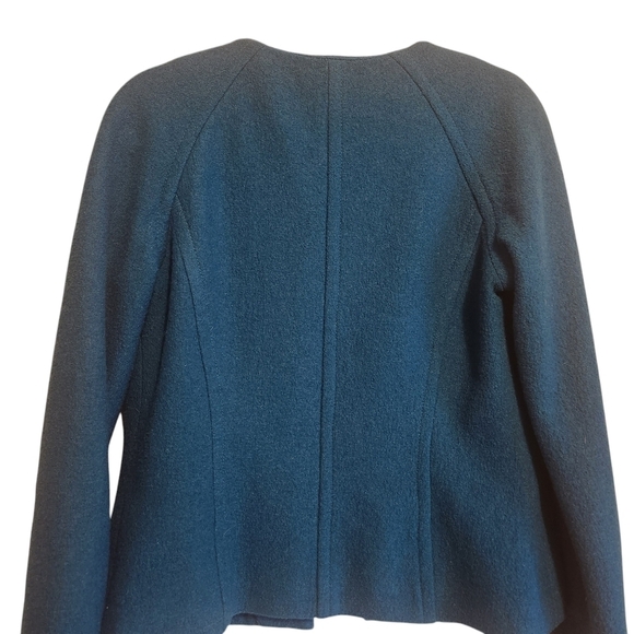 VINTAGE PENDELTON TEAL MERINO WOOL BLAZER SIZE SMALL - Picture 3 of 9